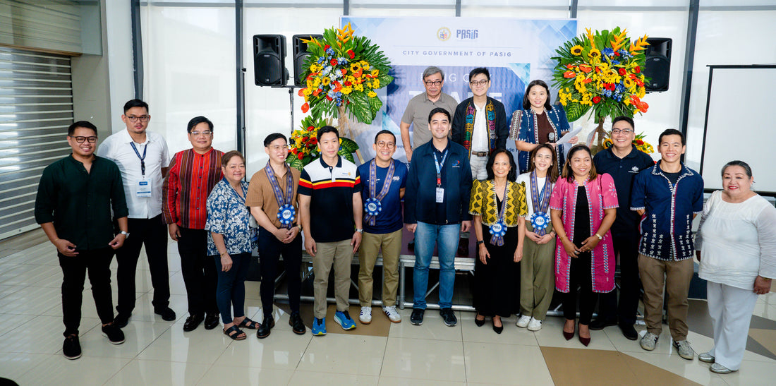 Members of the PRESENT Coalition with Pasig City Mayor Vico Sotto, in May 2024.