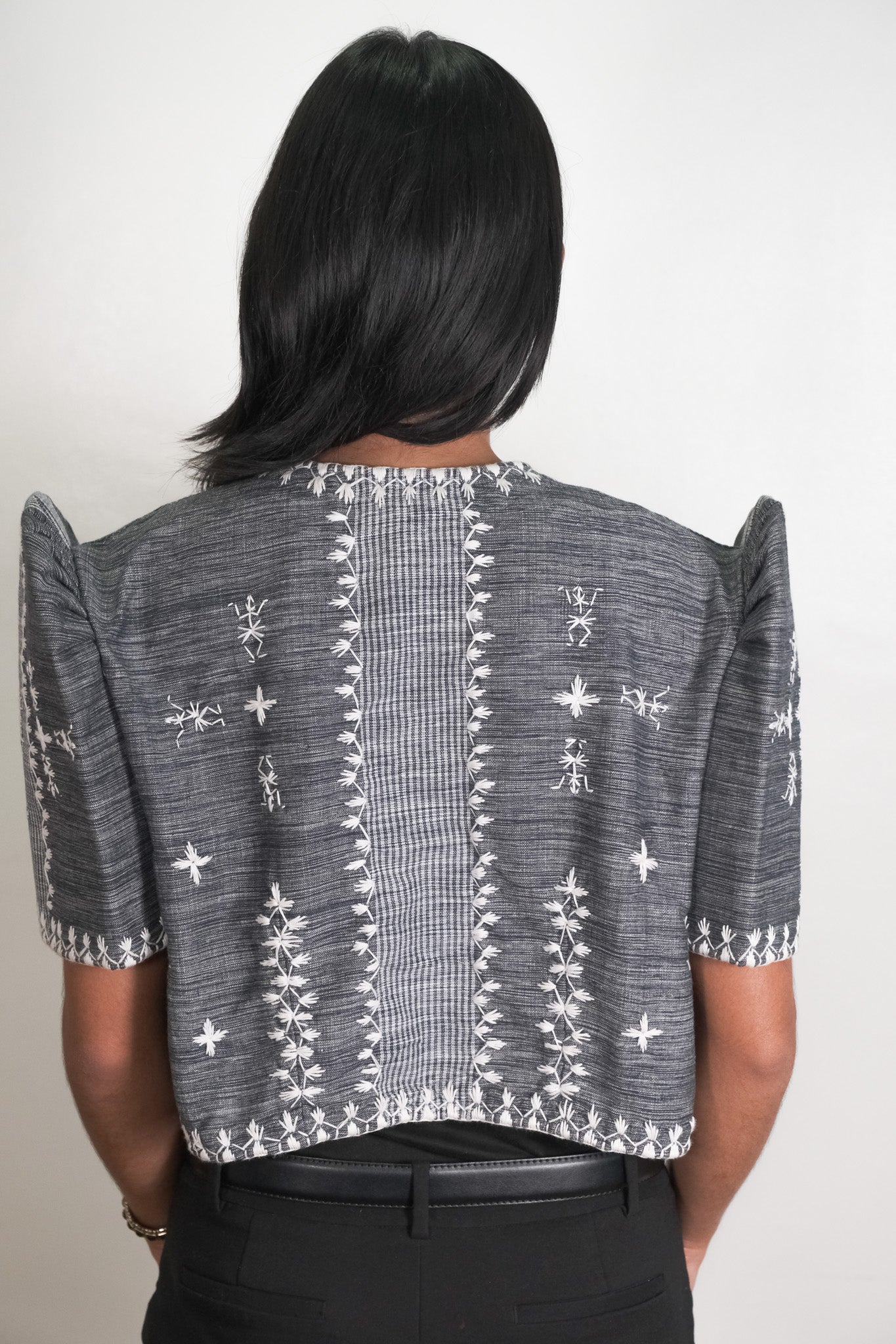 Tiniri Bolero with Itneg Embroidery