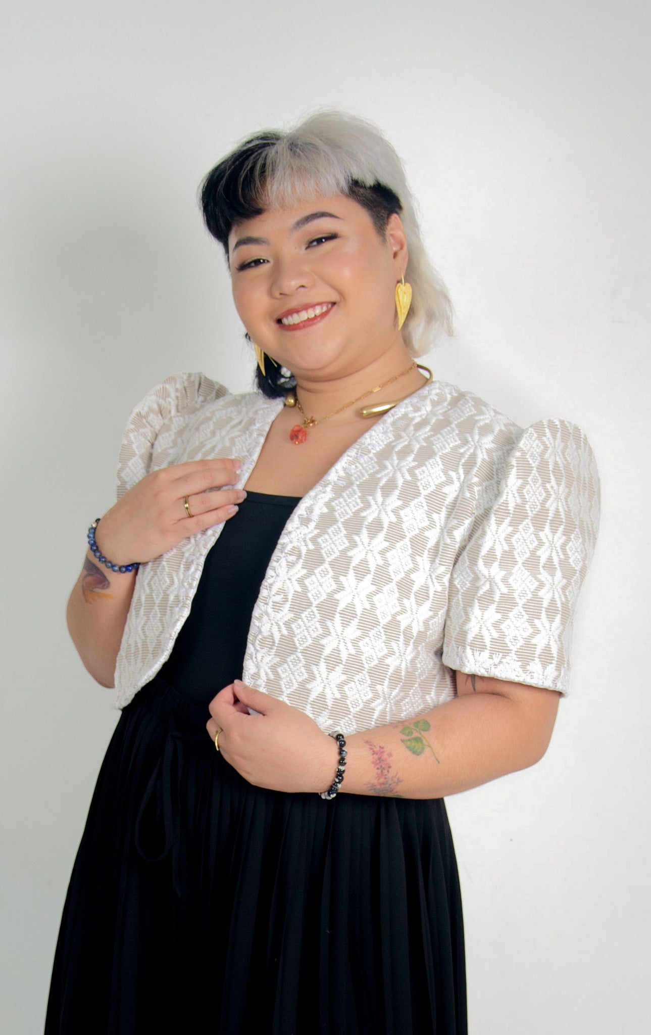 Cream Pinilian Bolero with Itneg Embroidery – HeritageFinds